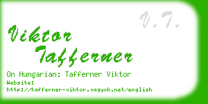 viktor tafferner business card